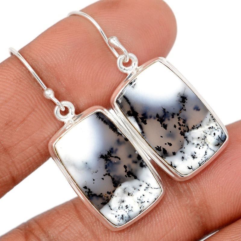 1.5" Dendrite Opal Earrings - DROE1969