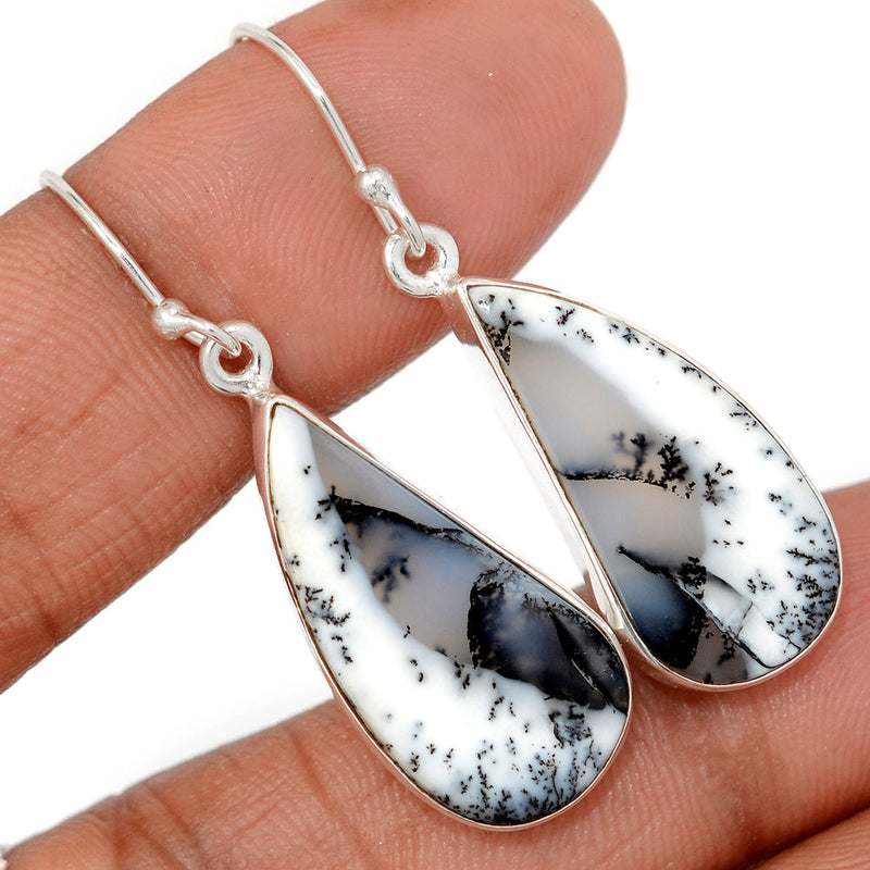 1.7" Dendrite Opal Earrings - DROE1975