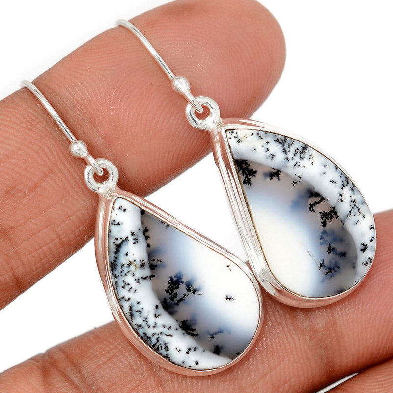 1.7" Dendrite Opal Earrings - DROE1977