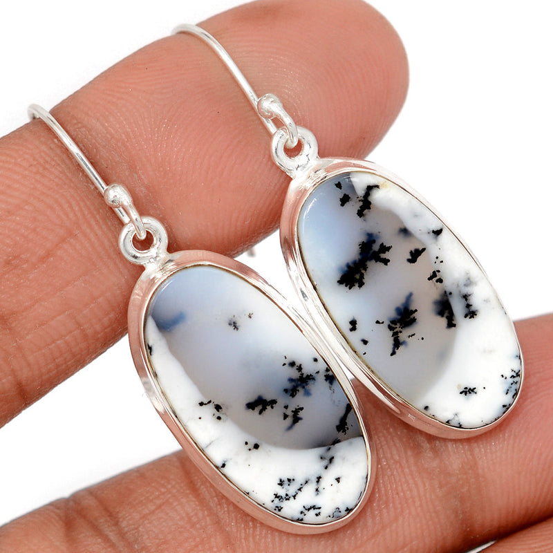 1.7" Dendrite Opal Earrings - DROE1980