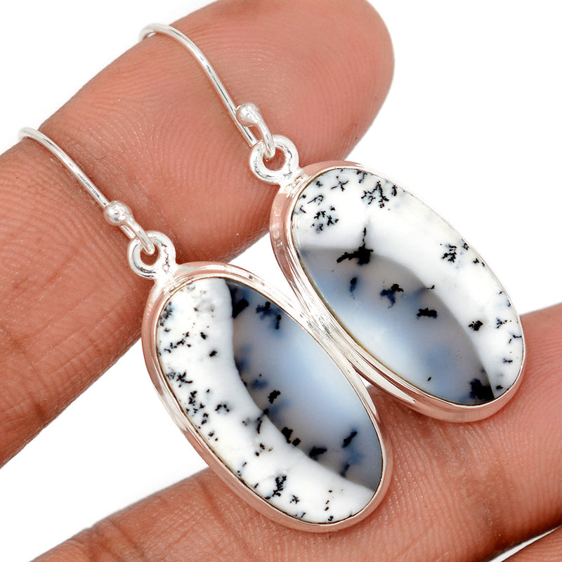 1.7" Dendrite Opal Earrings - DROE1984