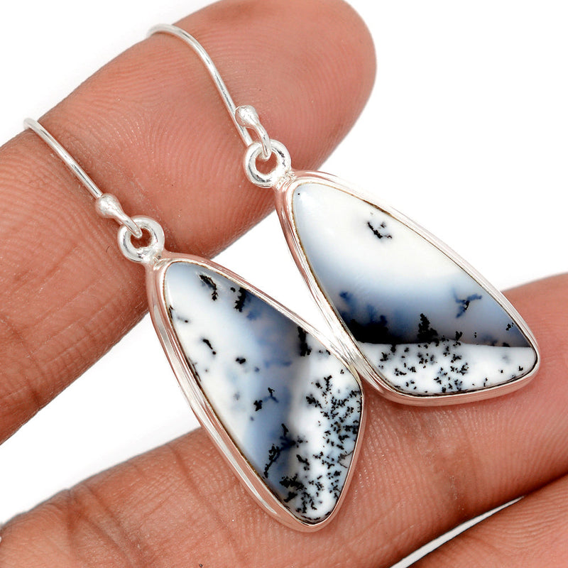 1.7" Dendrite Opal Earrings - DROE1987