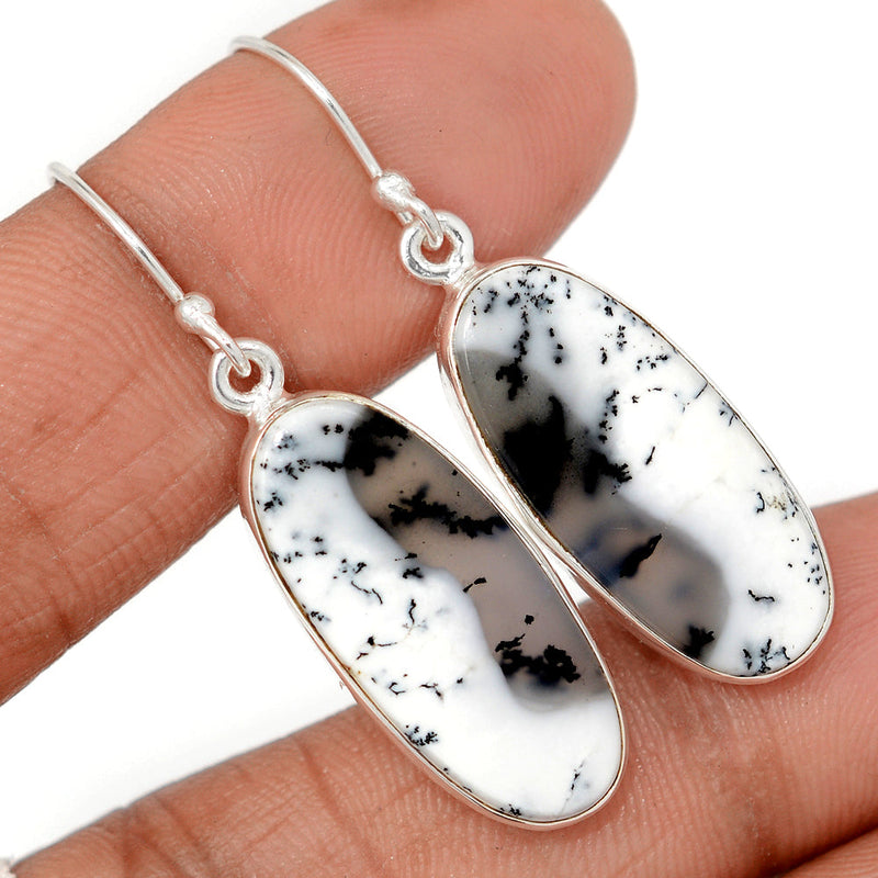 1.7" Dendrite Opal Earrings - DROE1988