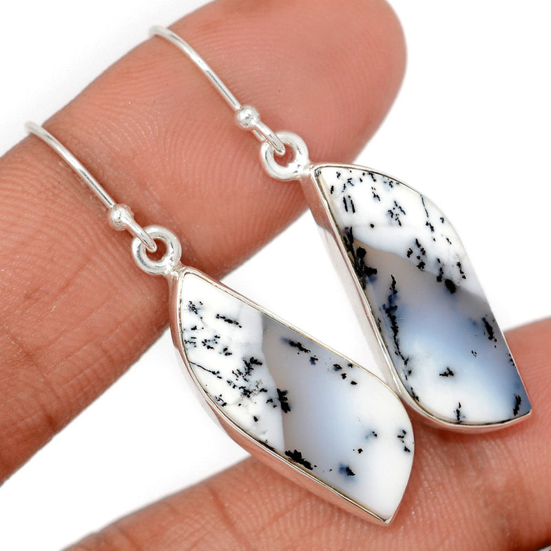 1.7" Dendrite Opal Earrings - DROE1989