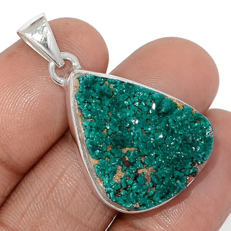 1.5" Dioptase Crystal Pendants - DTCP405