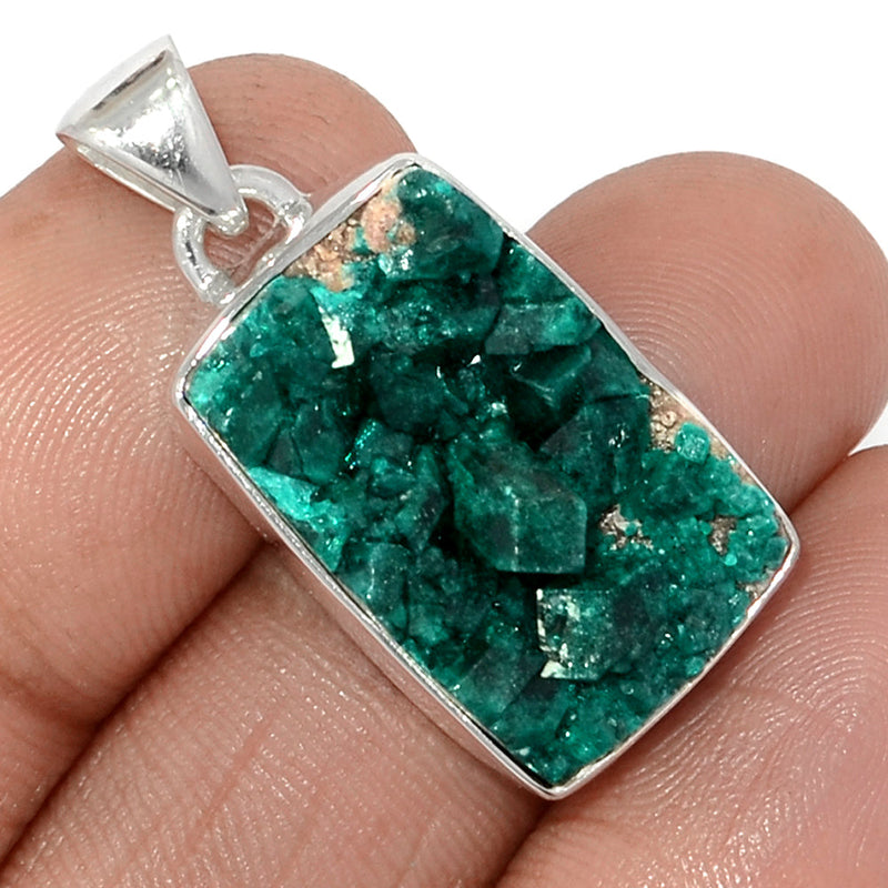 1.2" Dioptase Crystal Pendants - DTCP408