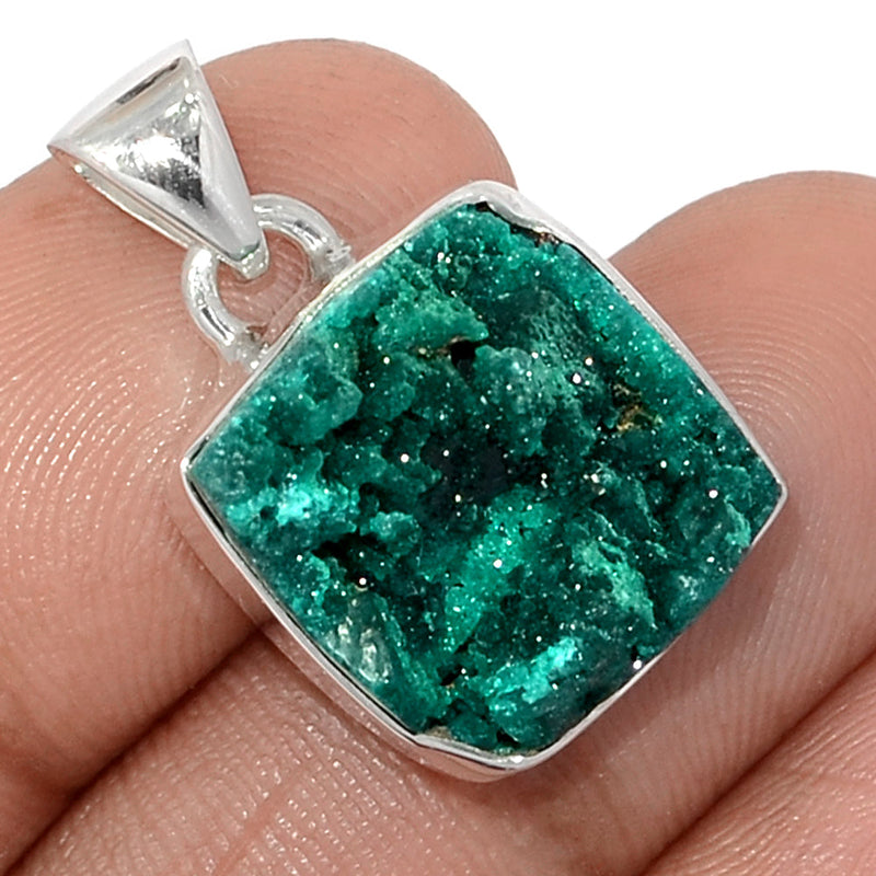 1" Dioptase Crystal Pendants - DTCP425