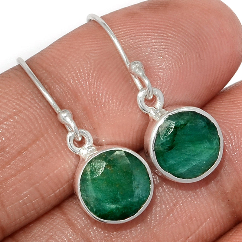 1.1" Emerald Earrings - EMEE1395