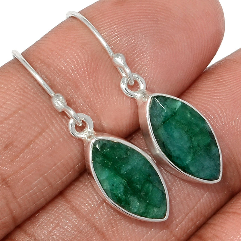 1.2" Emerald Earrings - EMEE1401