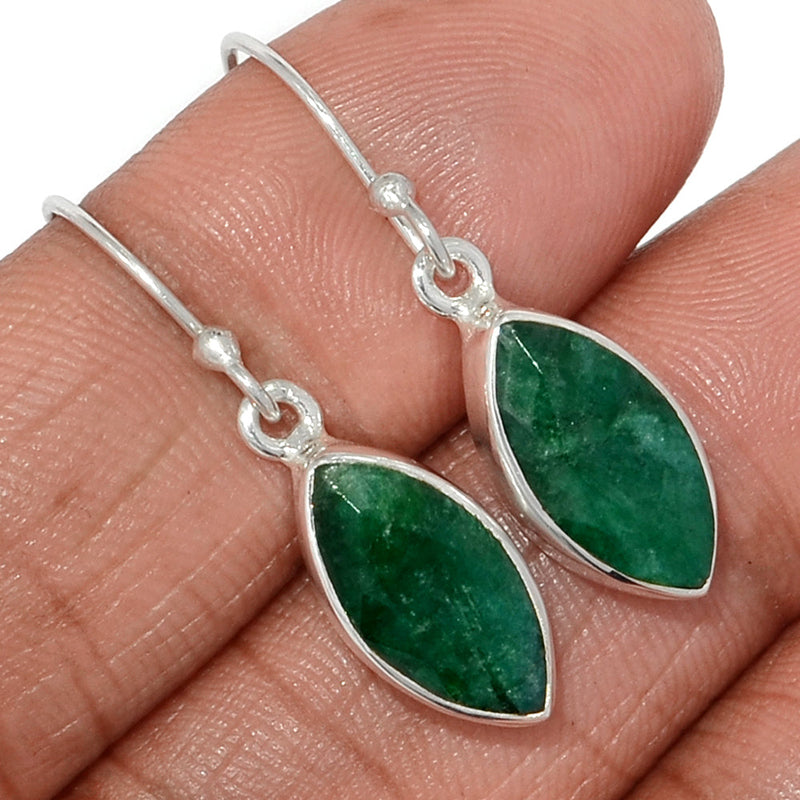 1.2" Emerald Earrings - EMEE1407