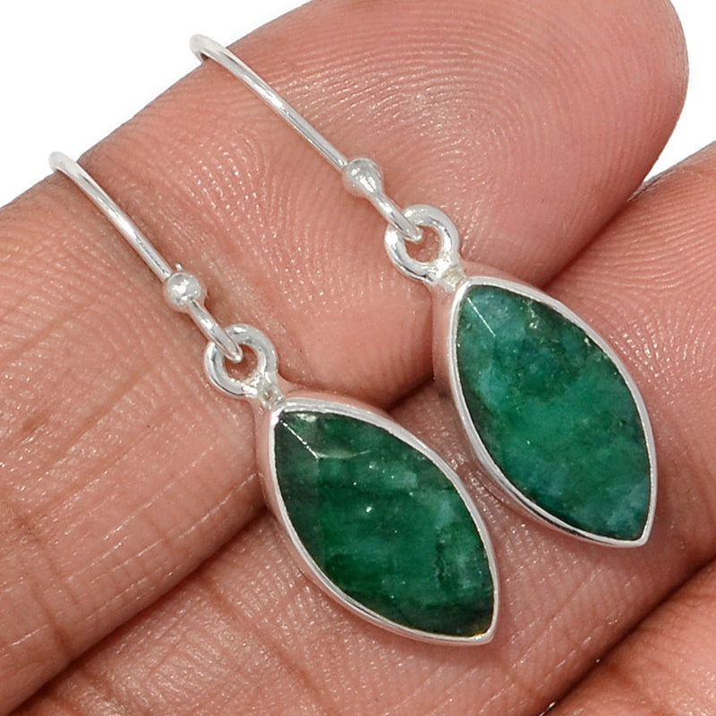 1.2" Emerald Earrings - EMEE1410