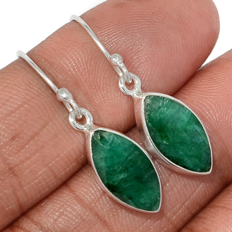 1.2" Emerald Earrings - EMEE1426