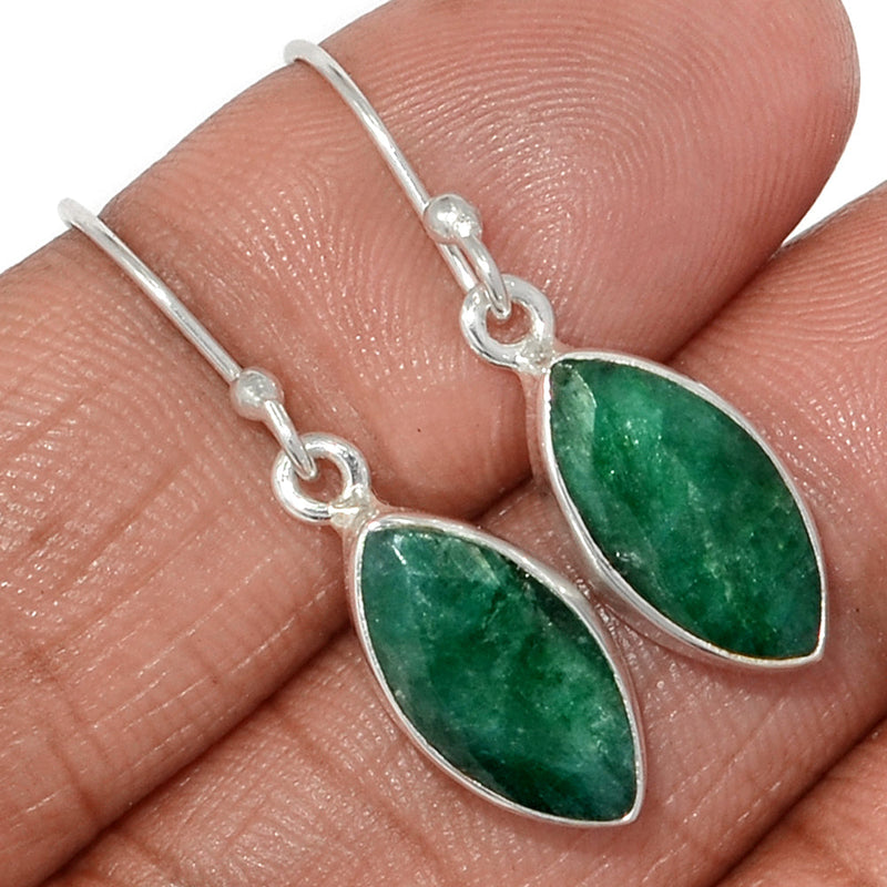 1.2" Emerald Earrings - EMEE1427