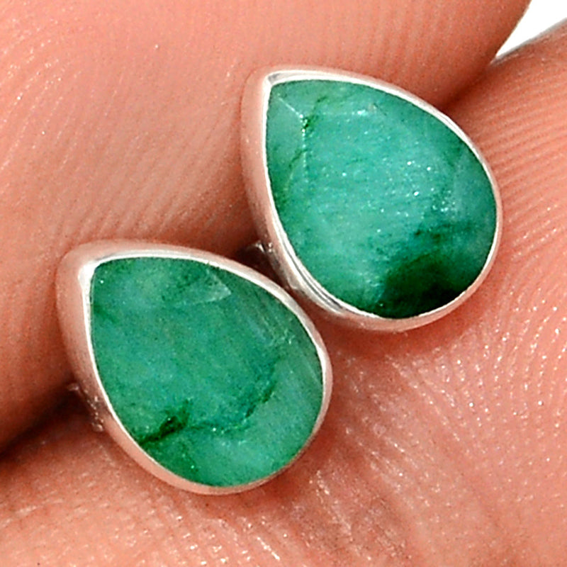 Emerald Studs - EMES257