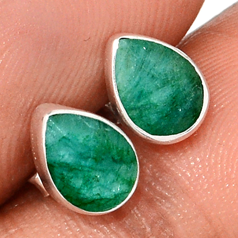 Emerald Studs - EMES259