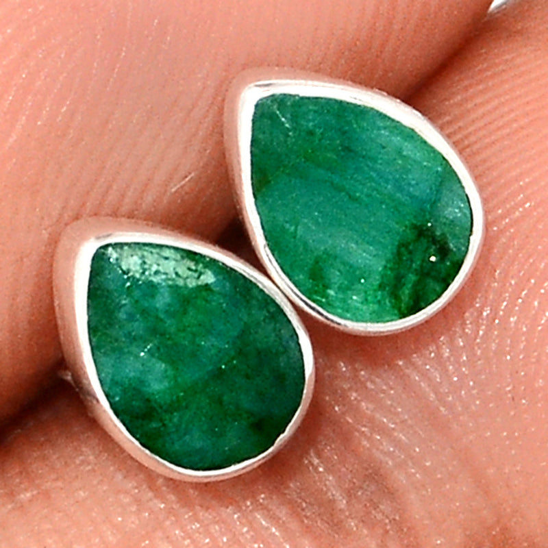 Emerald Studs - EMES262