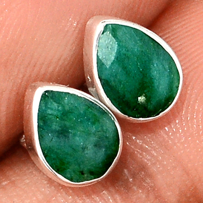 Emerald Studs - EMES267