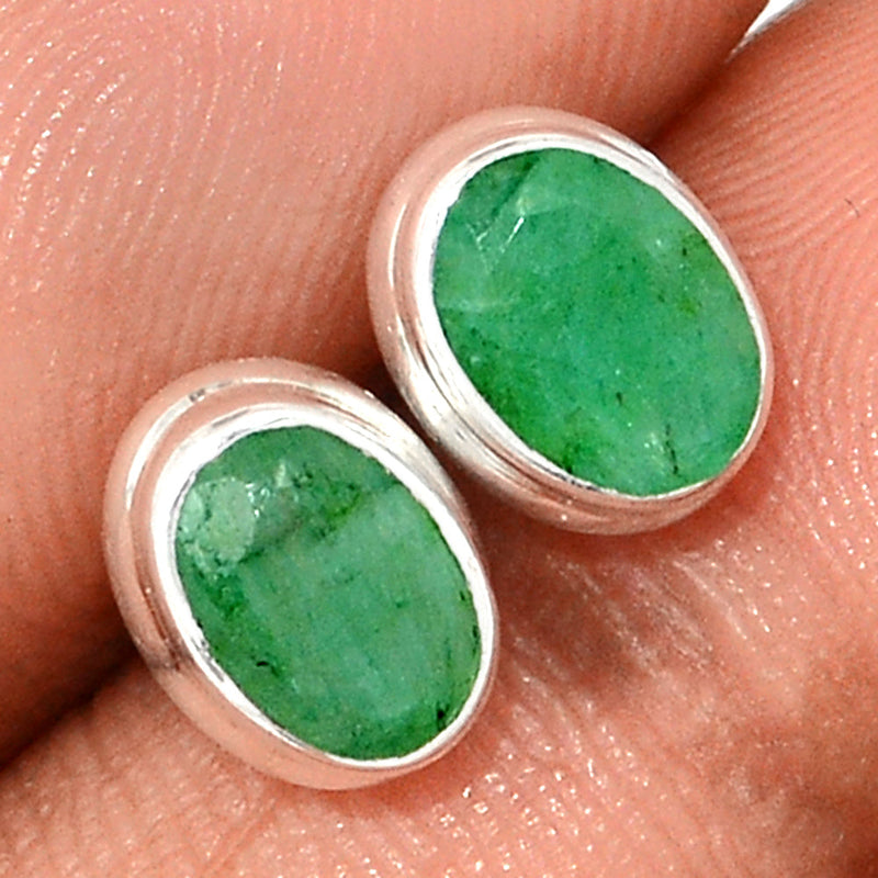 Emerald Studs - EMES268