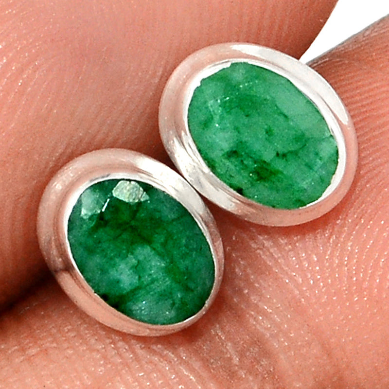 Emerald Studs - EMES270