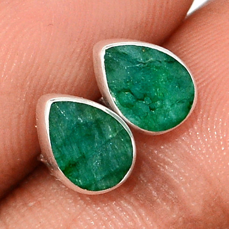 Emerald Studs - EMES273