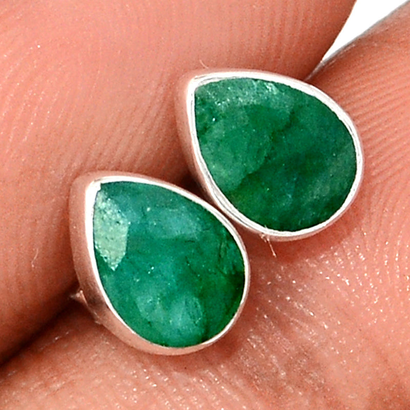 Emerald Studs - EMES275