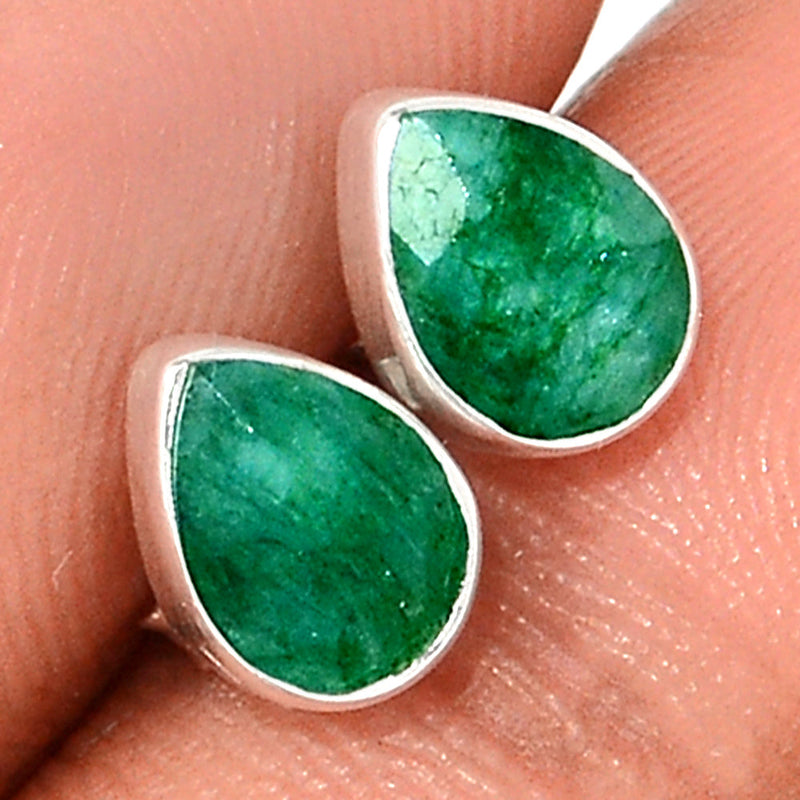 Emerald Studs - EMES276