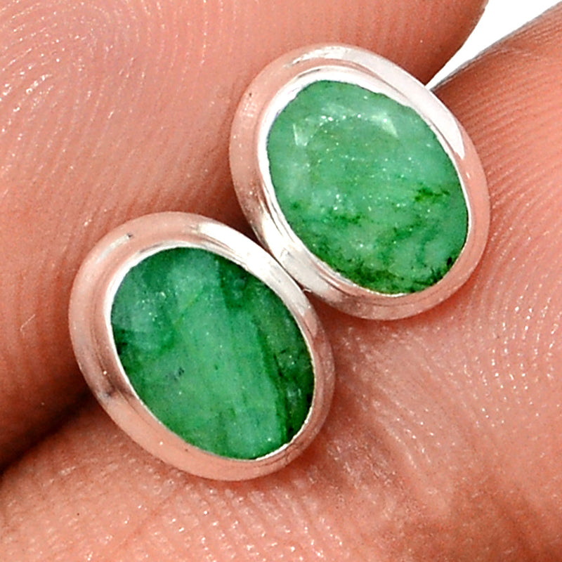 Emerald Studs - EMES277