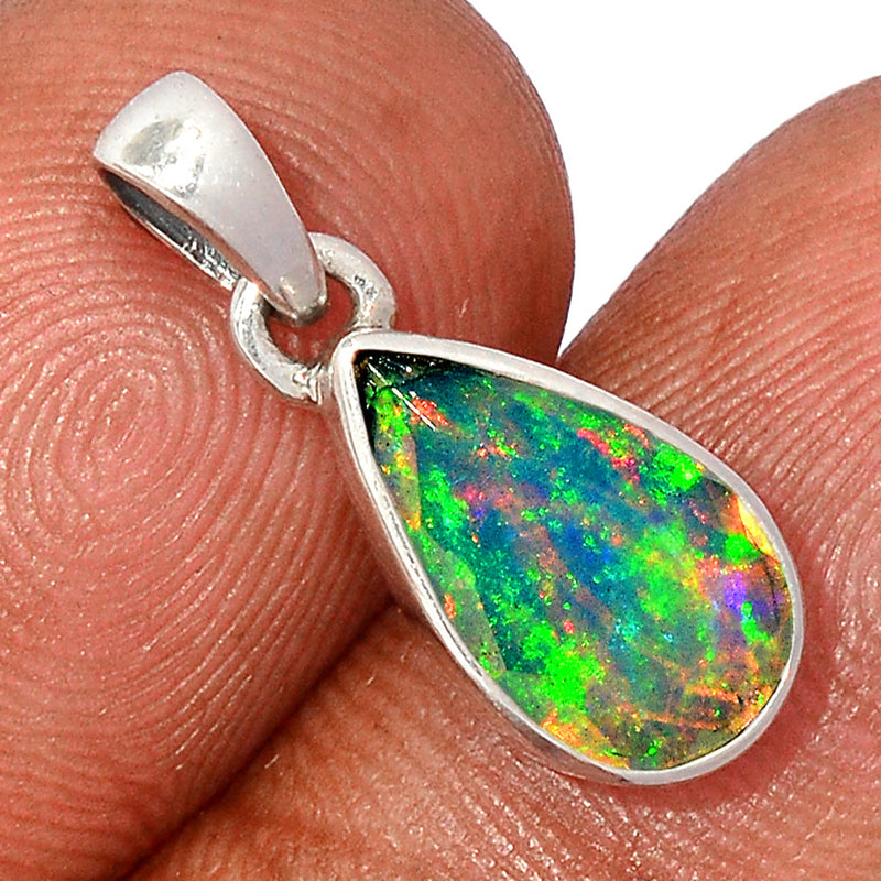 0.8" Ethiopian Opal Faceted Pendants - EOFP1948