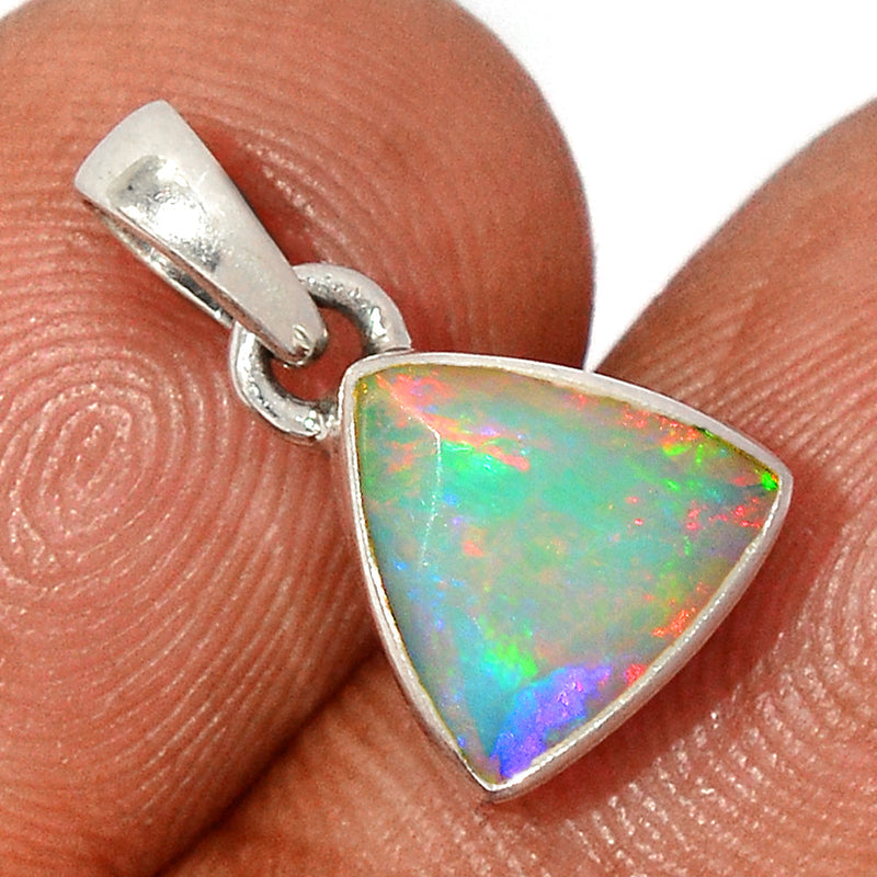 0.7" Ethiopian Opal Faceted Pendants - EOFP1973