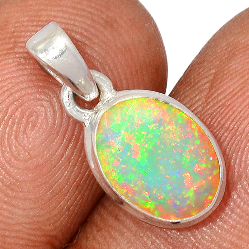 0.7" Ethiopian Opal Faceted Pendants - EOFP2006