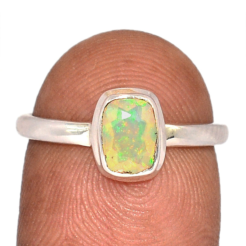 Ethiopian Opal Faceted Ring - EOFR2196