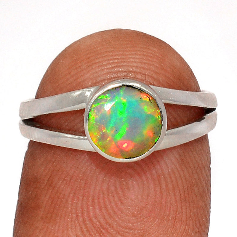 Ethiopian Opal Faceted Ring - EOFR2236