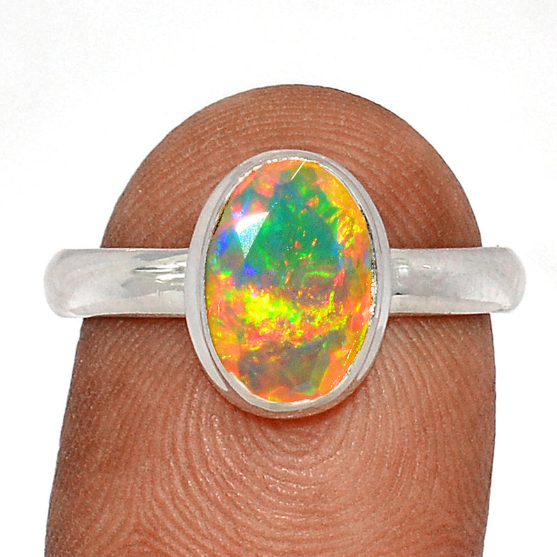 Ethiopian Opal Faceted Ring - EOFR2275