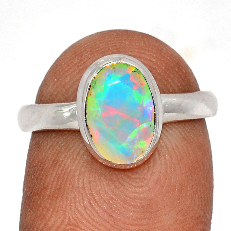 Ethiopian Opal Faceted Ring - EOFR2280