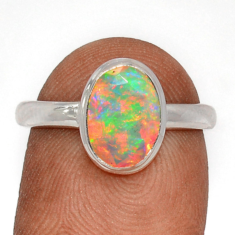 Ethiopian Opal Faceted Ring - EOFR2283