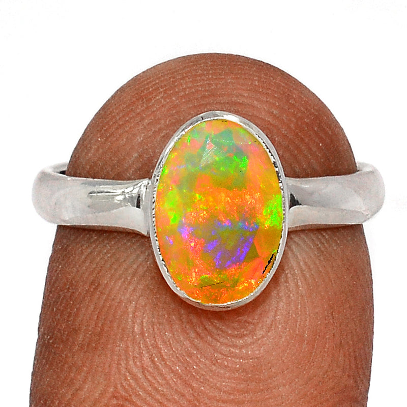 Ethiopian Opal Faceted Ring - EOFR2285