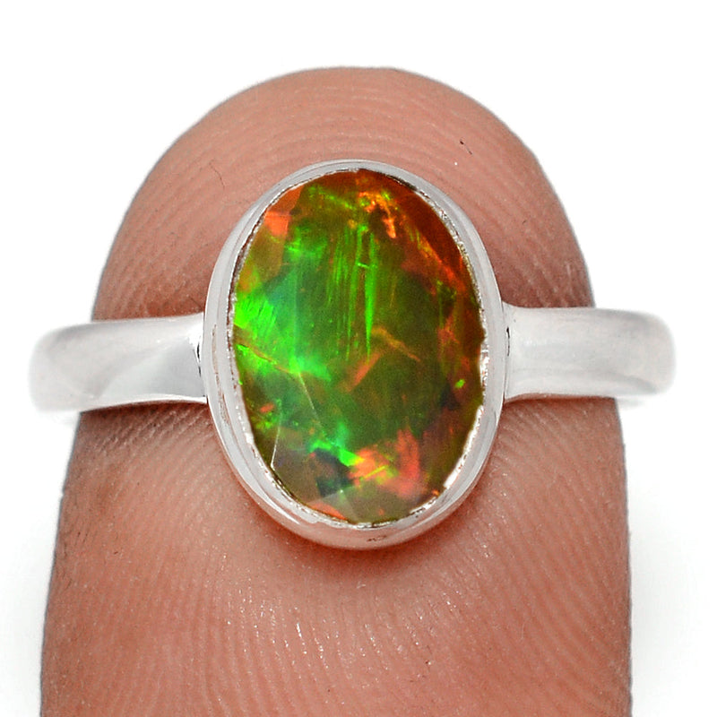 Ethiopian Opal Faceted Ring - EOFR2348