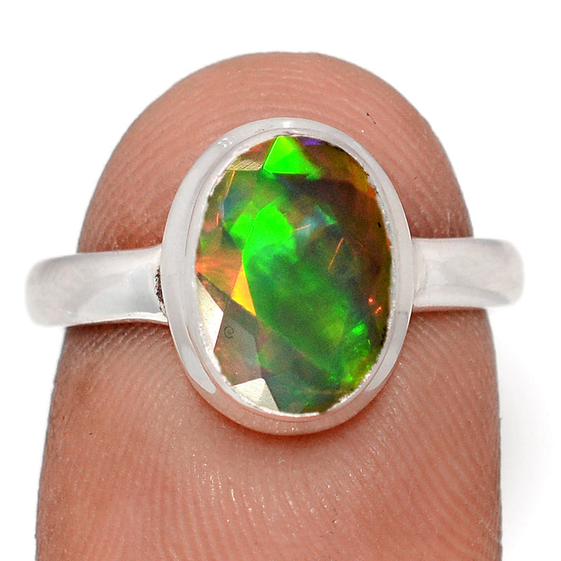 Ethiopian Opal Faceted Ring - EOFR2349