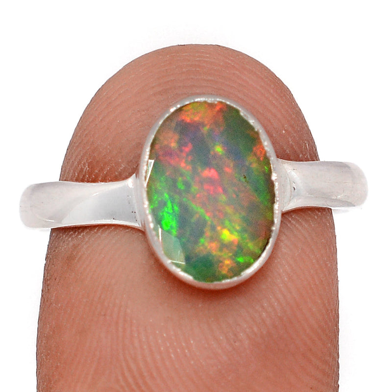 Ethiopian Opal Faceted Ring - EOFR2351