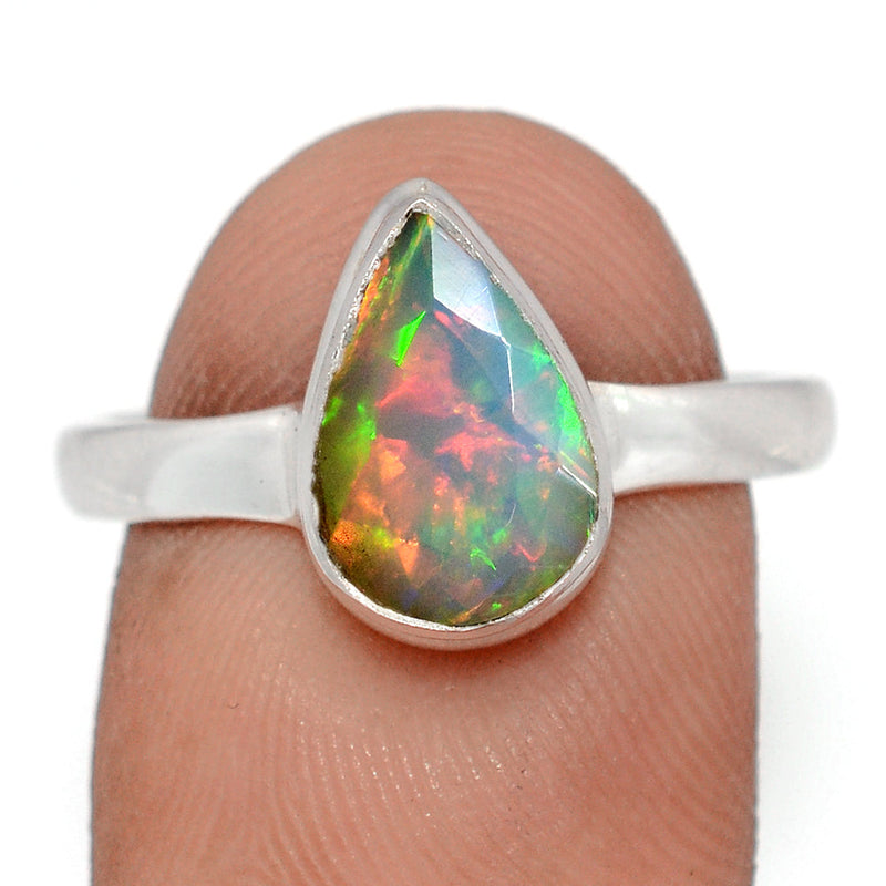 Ethiopian Opal Faceted Ring - EOFR2357