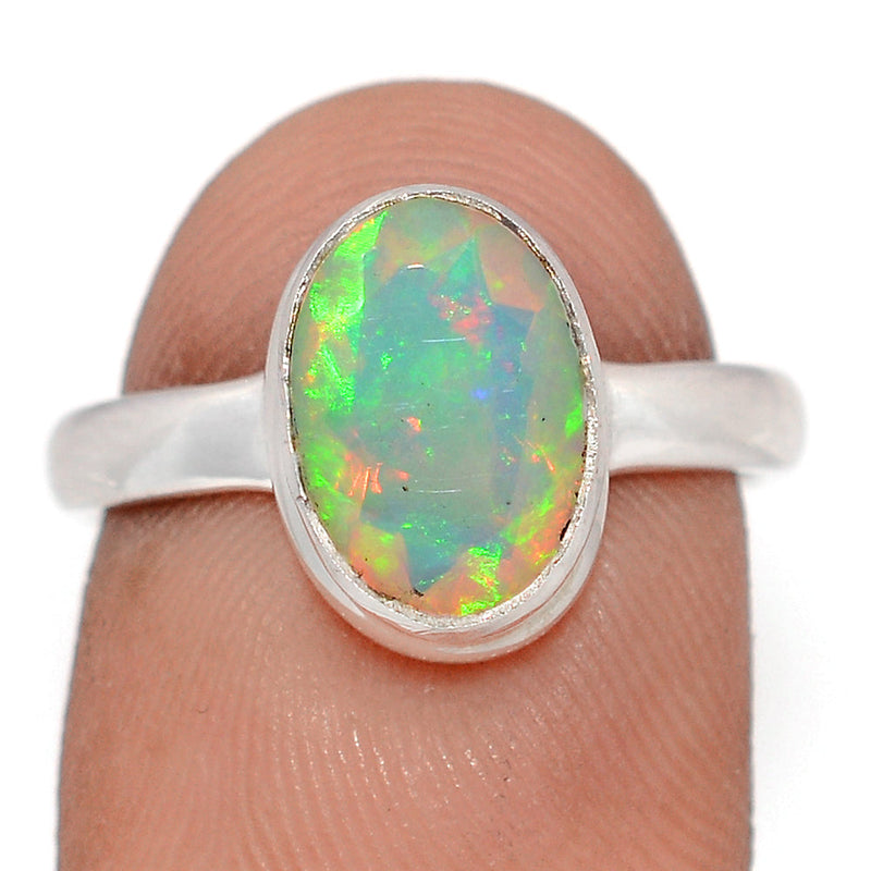 Ethiopian Opal Faceted Ring - EOFR2359