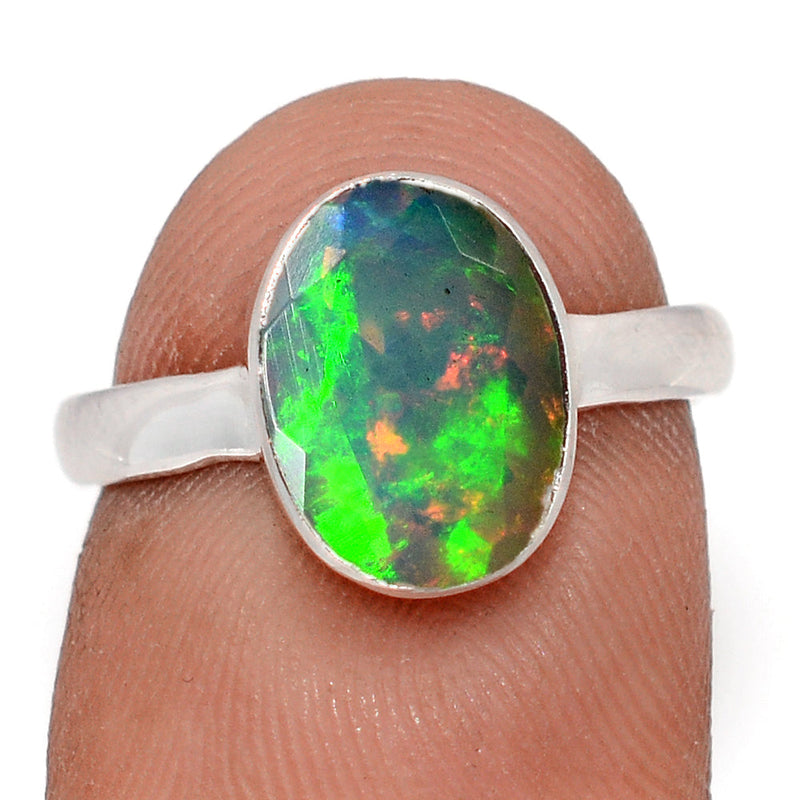 Ethiopian Opal Faceted Ring - EOFR2360