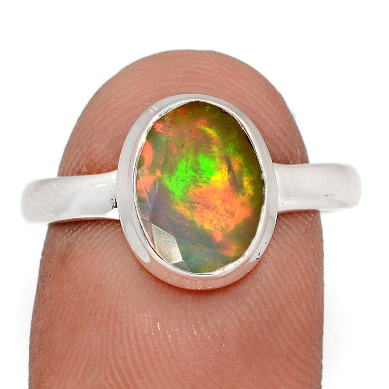 Ethiopian Opal Faceted Ring - EOFR2361