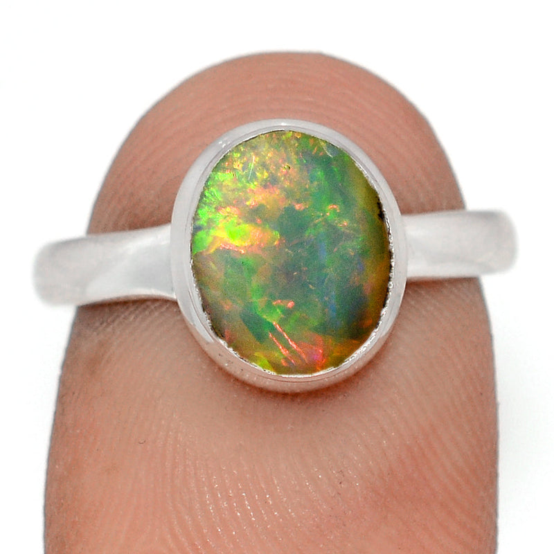 Ethiopian Opal Faceted Ring - EOFR2362