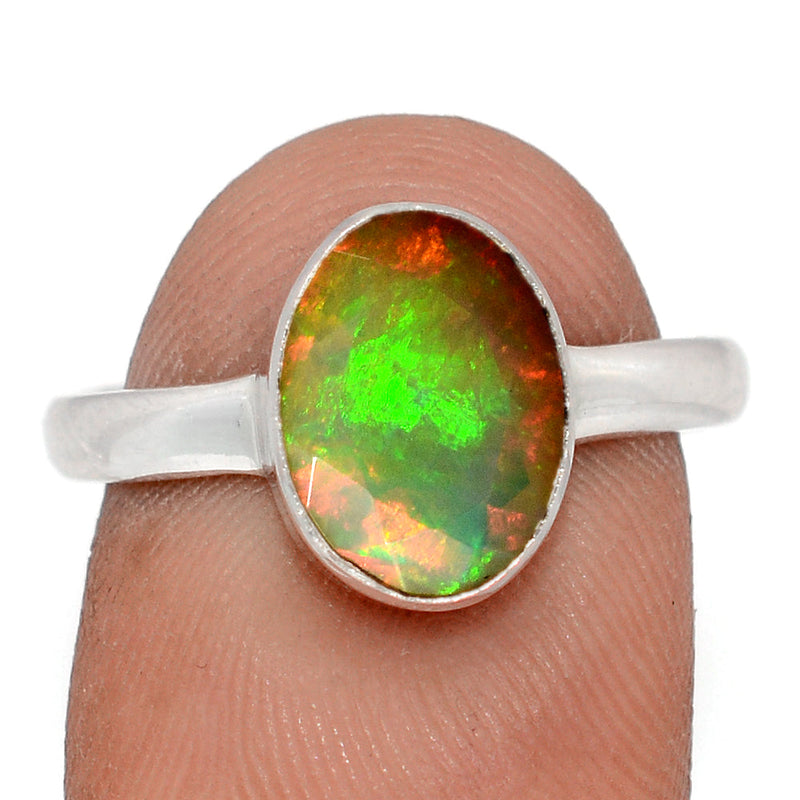 Ethiopian Opal Faceted Ring - EOFR2364