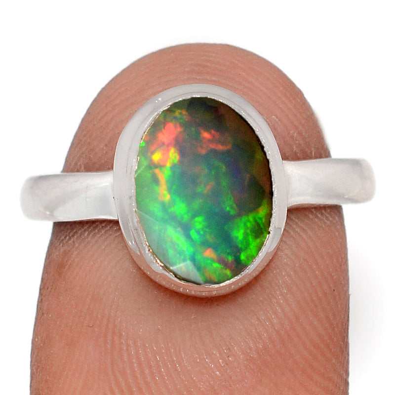 Ethiopian Opal Faceted Ring - EOFR2368