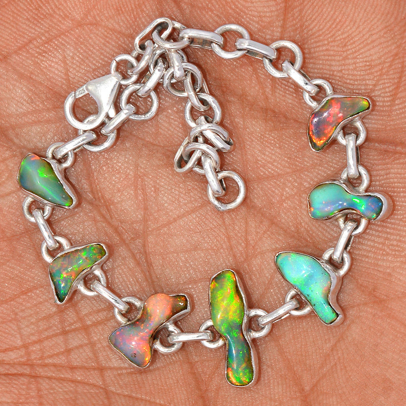 8.1" Ethiopian Opal Polish Rough Bracelets - EPRB81