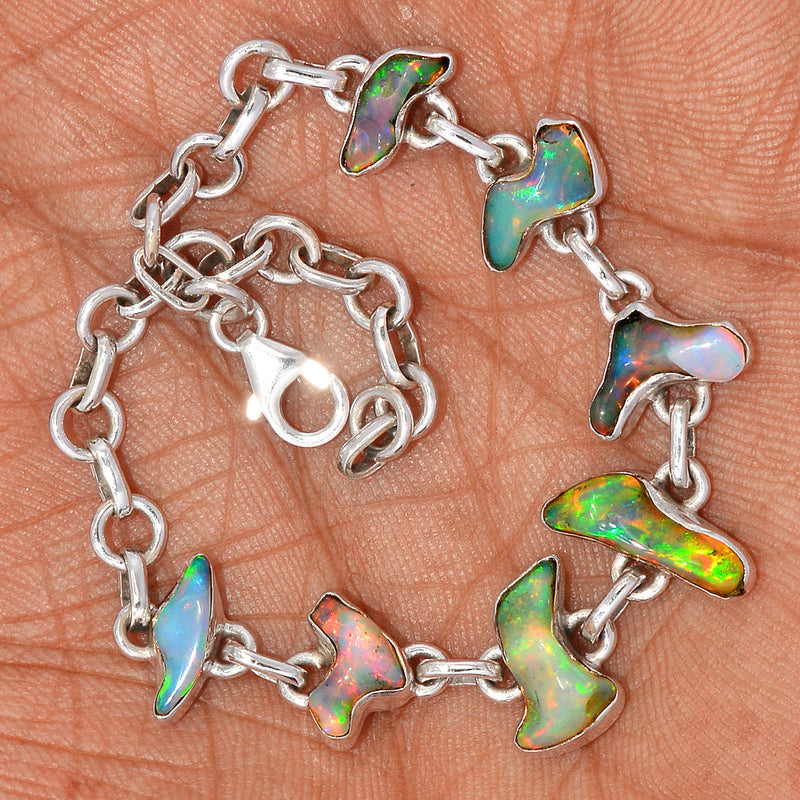 8.1" Ethiopian Opal Polish Rough Bracelets - EPRB91