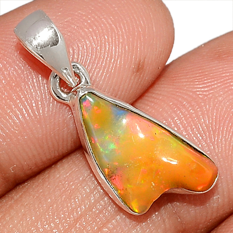 1" Ethiopian Opal Polish Rough Pendants - EPRP359