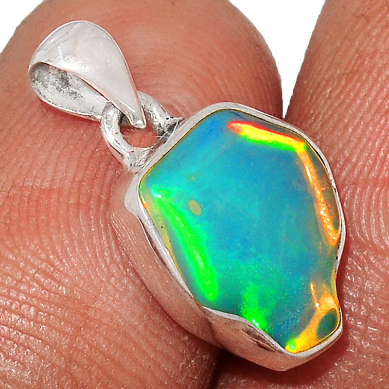 0.7" Ethiopian Opal Polish Rough Pendants - EPRP507